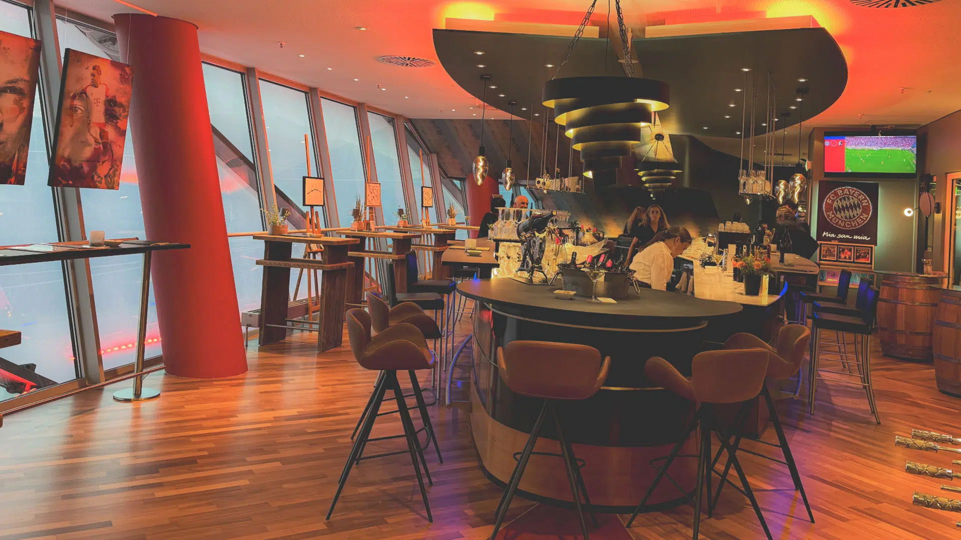 Weinbar des Weinguts Margarethenhof in der Allianz Arena München